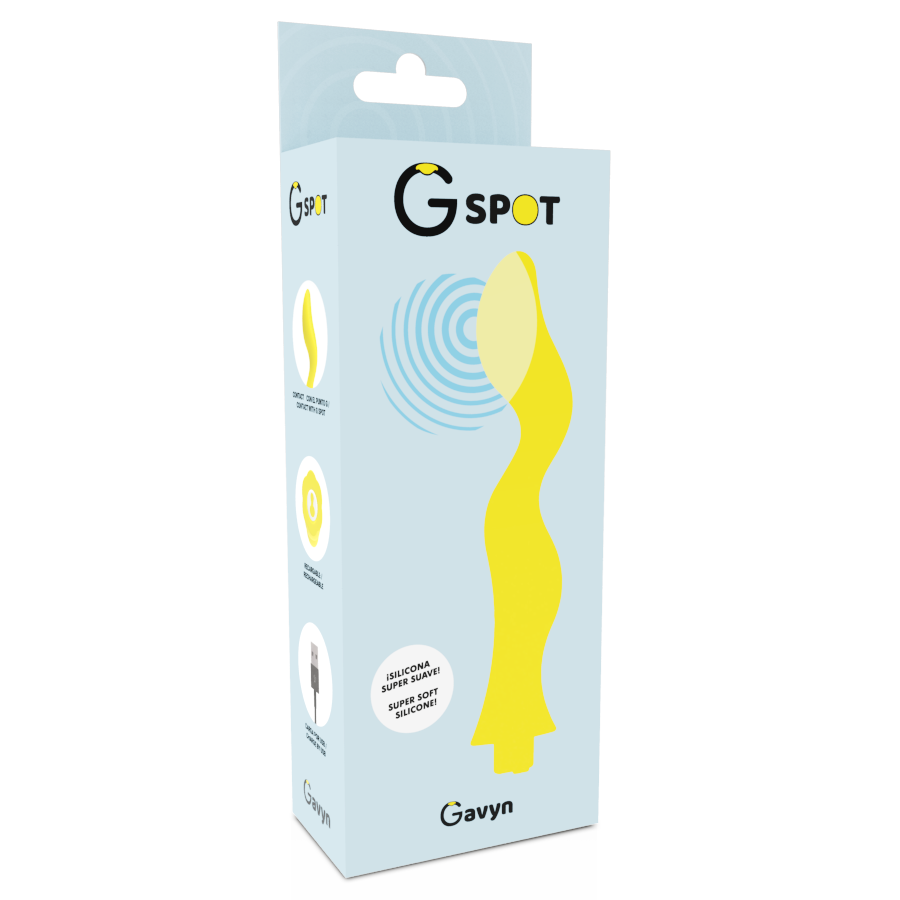 Vibratore Punto G G-Spot Gavyn — Ricaricabile, Giallo