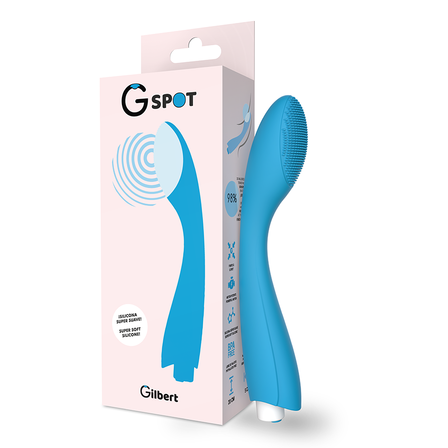 Vibratore Punto G G-Spot Gylbert — Ricaricabile, Turchese