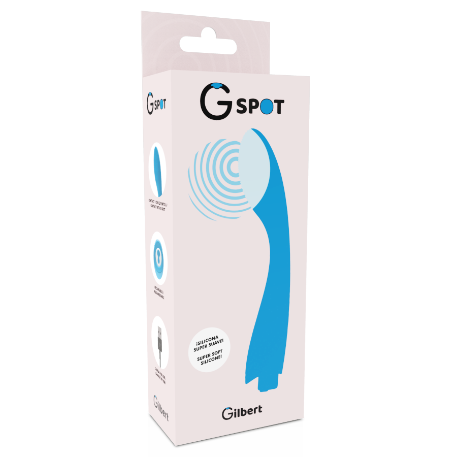 Vibratore Punto G G-Spot Gylbert — Ricaricabile, Turchese