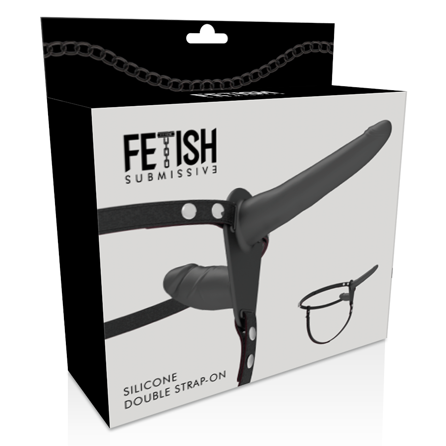 Imbracatura Doppia Penetrazione Fetish Submissive — Silicone