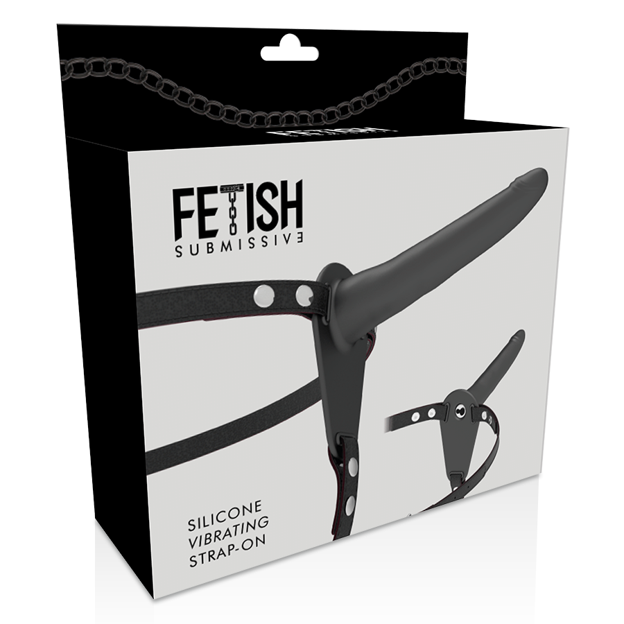 Imbracatura Strapless Vibrante Fetish Submissive — Silicone 15 cm