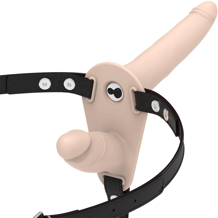 Imbracatura Strapless Vibrante Fetish Submissive — Doppia Penetrazione