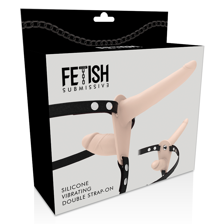 Imbracatura Strapless Vibrante Fetish Submissive — Doppia Penetrazione