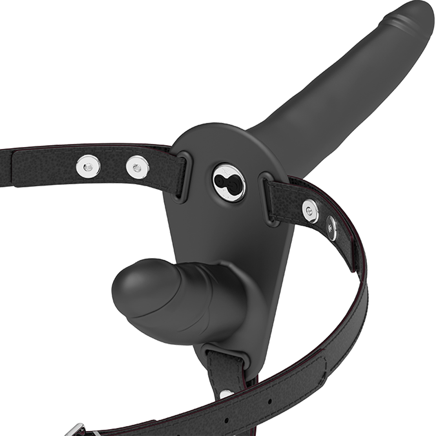 Imbracatura Strapless Vibrante Fetish Submissive — Doppia Penetrazione