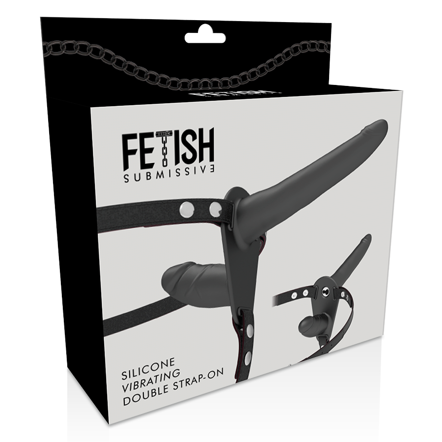 Imbracatura Strapless Vibrante Fetish Submissive — Doppia Penetrazione