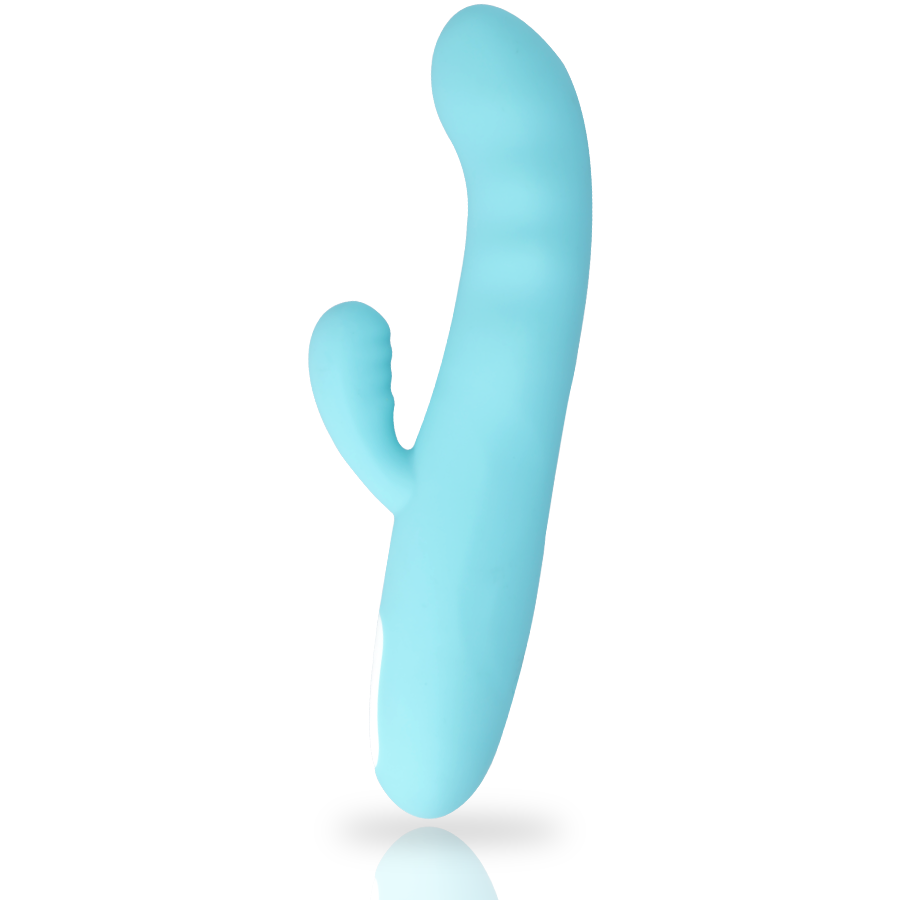 Vibratore Rabbit Punto G e Clitoride MIA Eiffel — Blu Turchese