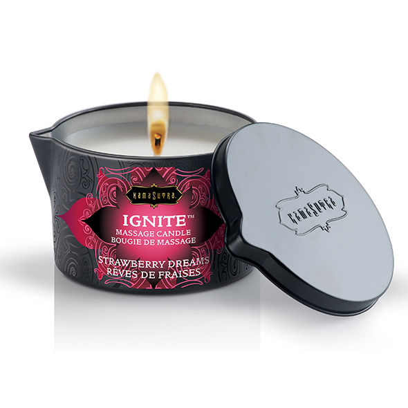 Candela da Massaggio Kamasutra Strawberry Dreams — 170 g