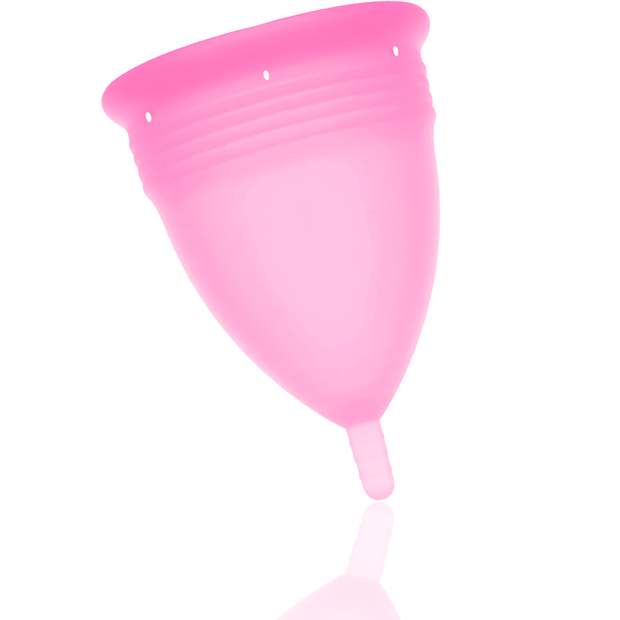 Coppetta Mestruale in Silicone Stercup — Taglia L, Rosa