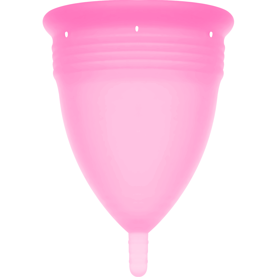 Coppetta Mestruale in Silicone Stercup — Taglia L, Rosa