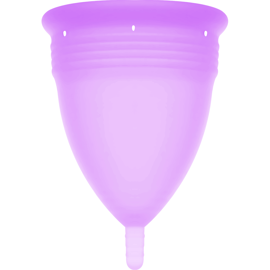 Coppetta Mestruale in Silicone Stercup — Taglia L, Lilla
