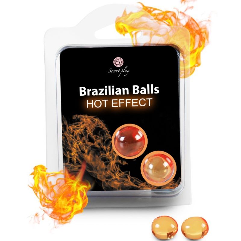 Palline Lubrificanti Effetto Calore Secretplay — 2 Unità