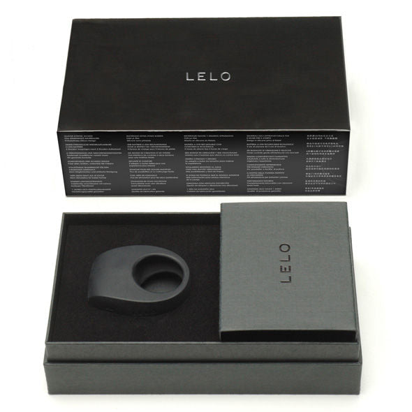 Anello Fallico Vibrante Ricaricabile LELO Tor II — Nero