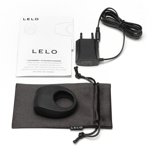 Anello Fallico Vibrante Ricaricabile LELO Tor II — Nero