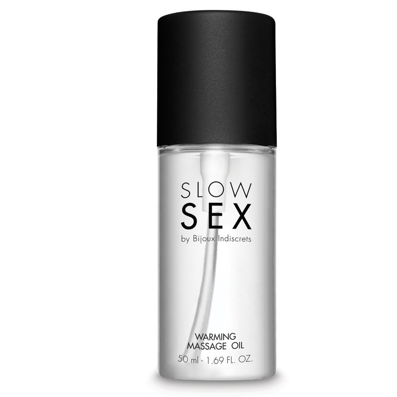 Olio da Massaggio Erotico Effetto Calore Bijoux Slow Sex — 50 ml