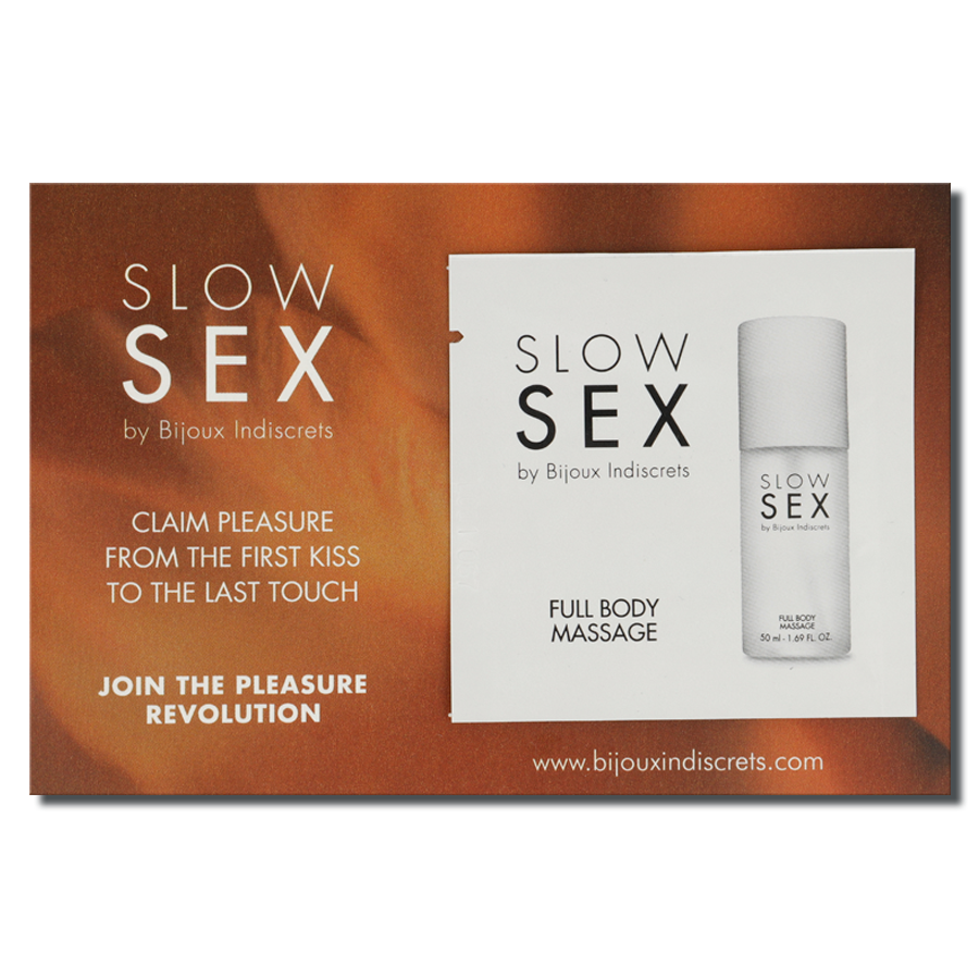 Gel da Massaggio Erotico Bijoux Slow Sex — 2 ml
