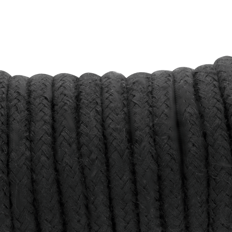 Corda Bondage Giapponese Darkness — Cotone Nero, 10 m
