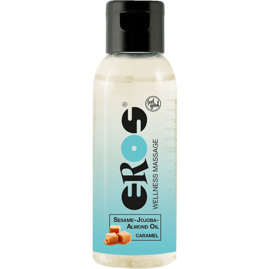 Olio da Massaggio Erotico Eros Wellness — Caramello, 50 ml