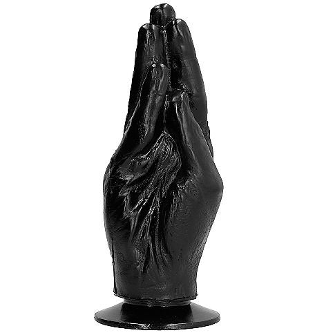 Dildo Fisting All Black — PVC, 21 cm
