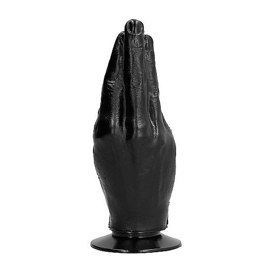 Dildo Fisting All Black — PVC, 21 cm