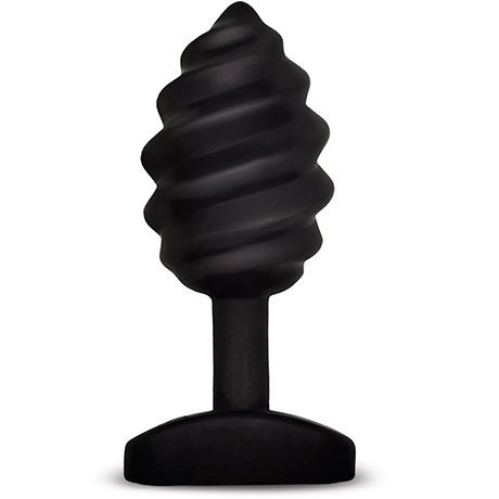 Plug Anale Vibrante G-Vibe Gplug Twist — 3,9 cm, Nero