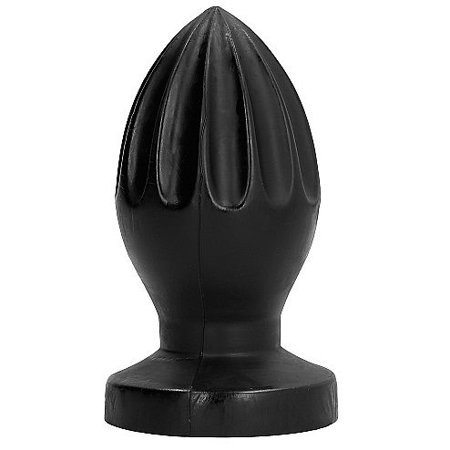 Plug Anale All Black — PVC Ipoallergenico, 12 cm