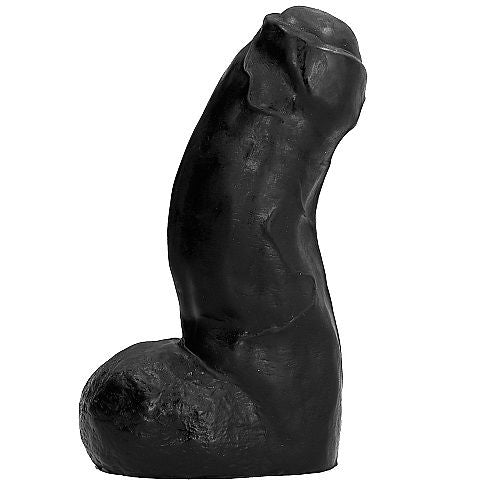 Dildo Realistico Flessibile All Black — 17 cm