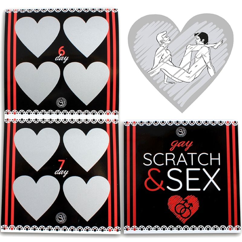 Gioco Erotico per Coppie Gay Secretplay Scratch & Sex — 7 Giorni