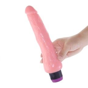 Dildo Realistico Vibrante Baile — Vinile Morbido, 19 cm