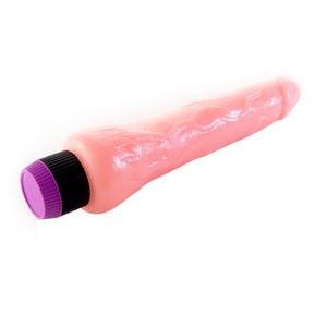 Dildo Realistico Vibrante Baile — Vinile Morbido, 19 cm