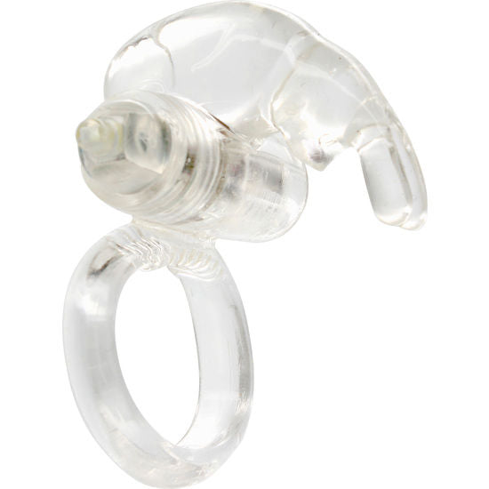 Anello Fallico Vibrante Seven Creations — Silicone TPR Trasparente