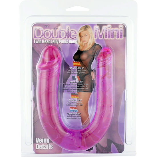 Dildo Doppio Realistico Seven Creations — Gelatina 30 cm