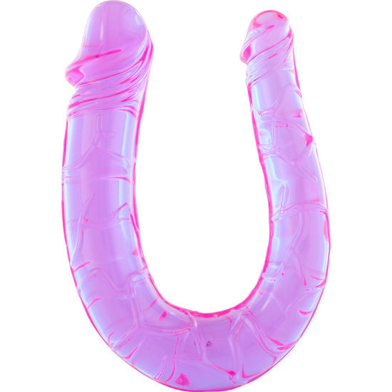 Dildo Doppio Realistico Seven Creations — Gelatina 30 cm