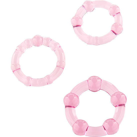 Kit Anelli Fallici Ritardanti Seven Creations — Silicone, 3 Misure