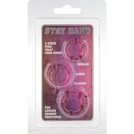 Kit Anelli Fallici Ritardanti Seven Creations — Silicone, 3 Misure