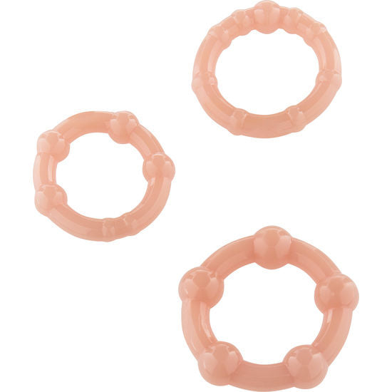 Kit Anelli Fallici per Erezione Seven Creations Stay Hard — 3 Pezzi