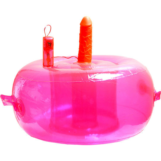 Poltrona Gonfiabile con Vibratore Seven Creations Ecstasy — Rosa