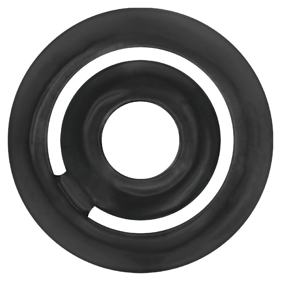Anello Fallico Addicted Toys Potenz-C — Silicone, Nero