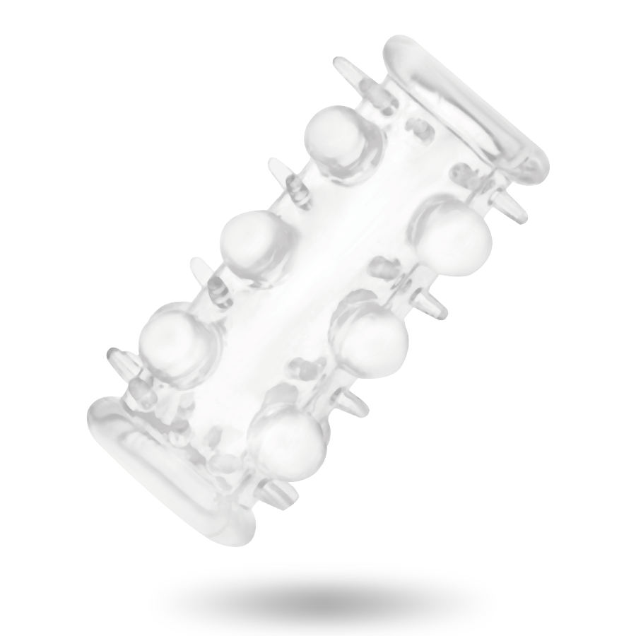 Guaina Fallica con Anello Addicted Toys — Trasparente