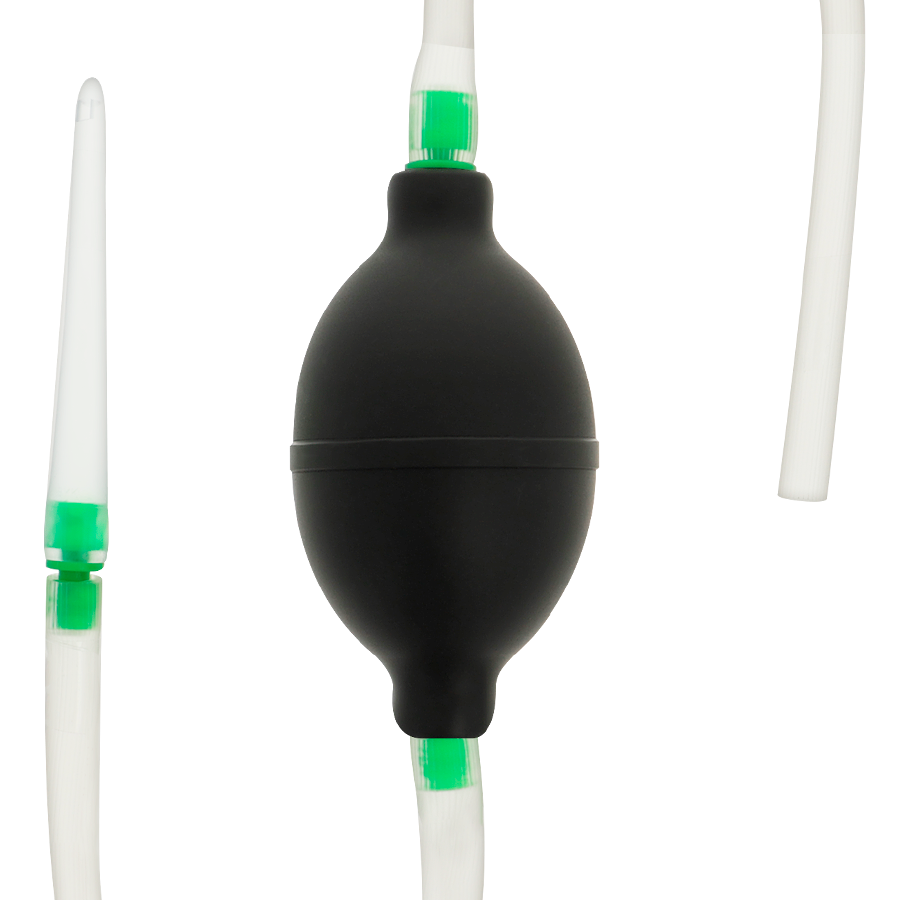 Set Clistere Anale Addicted Toys — TPR Ipoallergenico, Nero