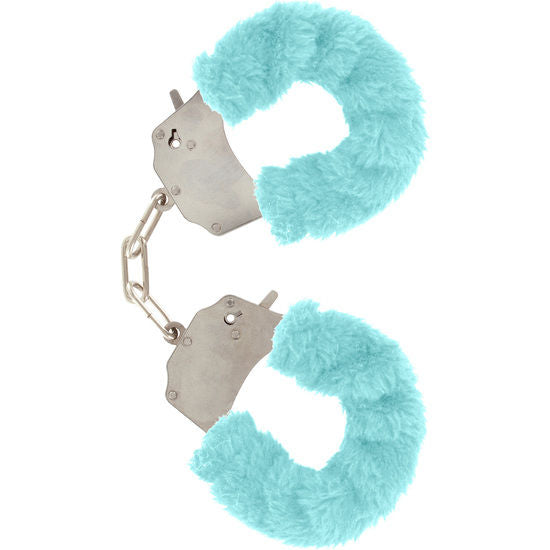 Manette BDSM Toyjoy Furry Fun — Peluche, Blu