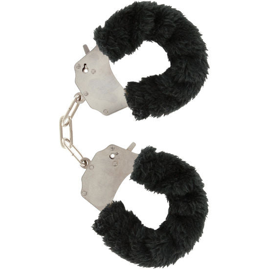 Manette BDSM Peluche Toyjoy Furry Fun — Catena Cromata, Nero