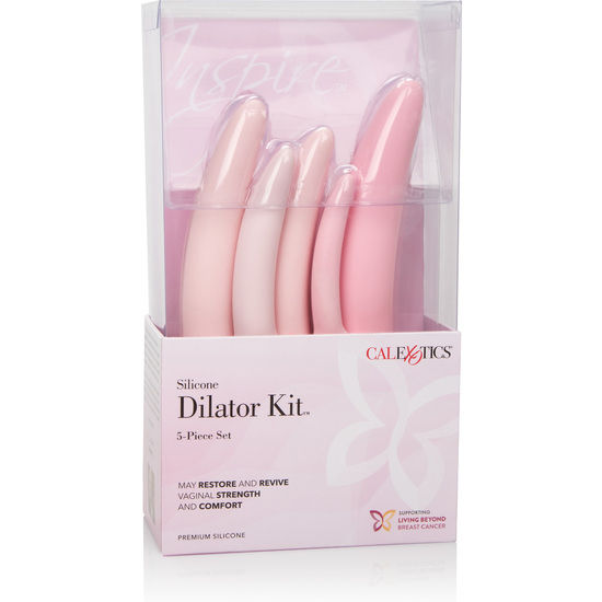 Set Dilatatori Vaginali Calexotics Inspire — Silicone, 5 Pz
