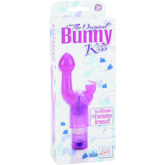 Vibratore Rabbit Calexotics Bunny Kiss — Rosa