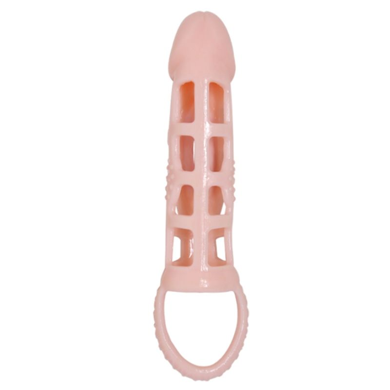 Guaina Fallica Vibrante con Cinturino Baile — TPE 13,5 cm