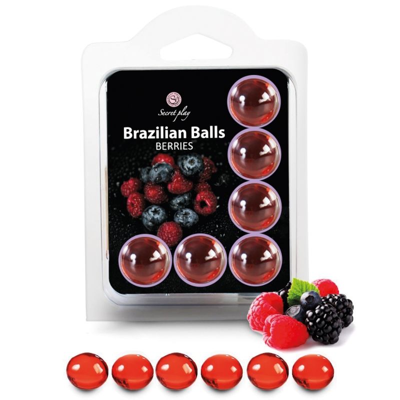 Palline Lubrificanti Aromatiche Secretplay — Frutti di Bosco, 6 pz