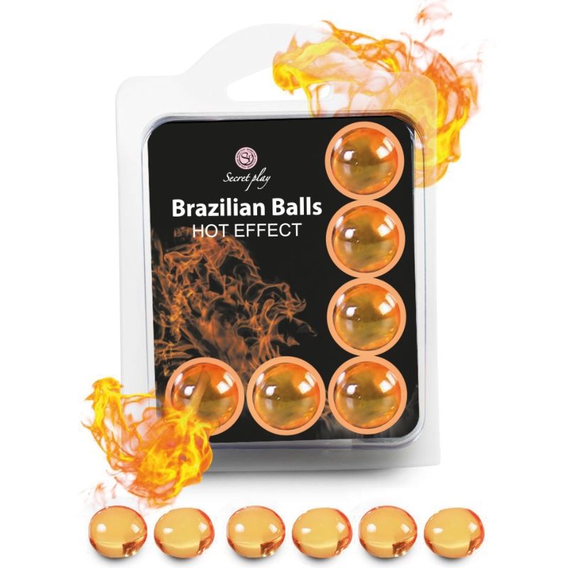 Palline Lubrificanti Effetto Calore Secretplay — Set 6 Pezzi