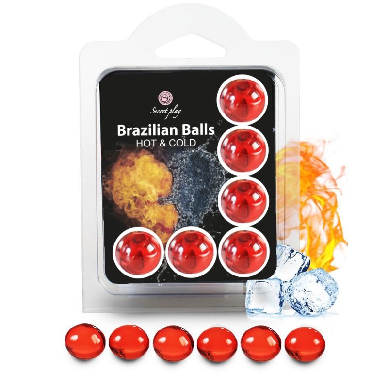 Palline Brasiliane Effetto Caldo e Freddo Secretplay — 6 pz