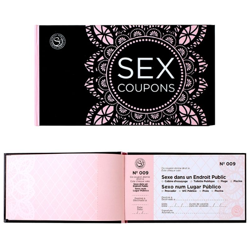 Coupon Sessuali Secretplay — 50 Pagine, Francese e Portoghese