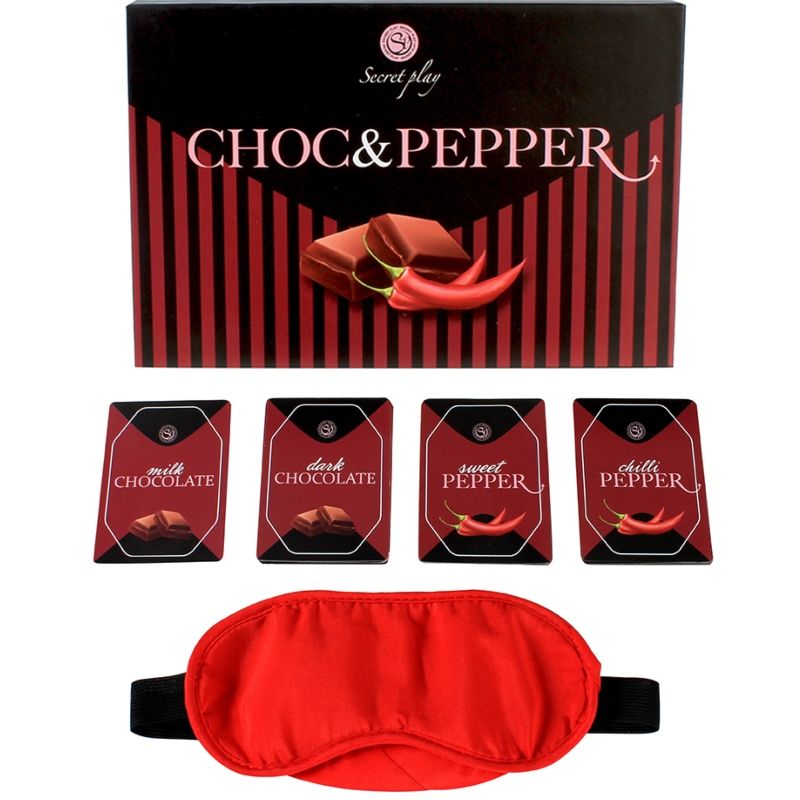 Gioco di Coppia Erotico Secretplay Choc & Pepper — 48 Carte