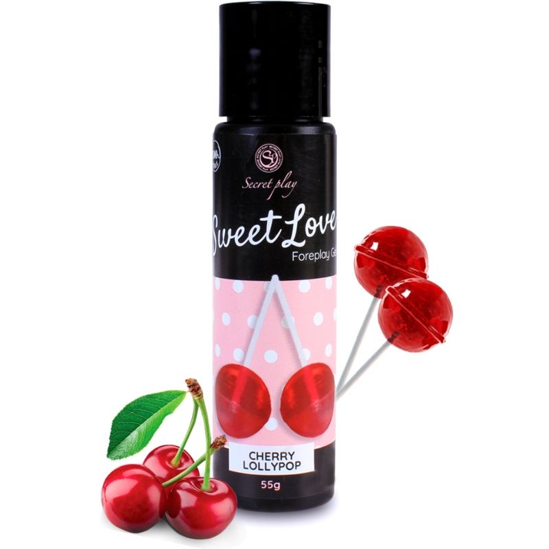 Gel Commestibile alla Ciliegia Secretplay Dolce Amore — 60 ml